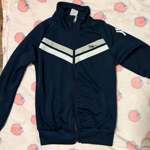 Navy blue zip up hoodie, New York Yankees